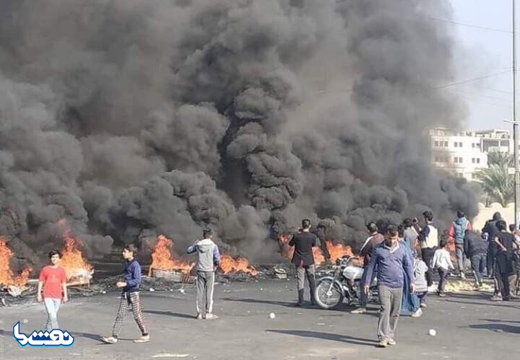 معترضان در عراق جاده پالایشگاه نفت سماوه را بستند