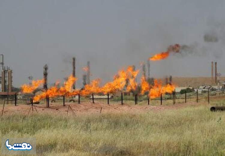 آتش سوزی در میدان نفتی کرکوک