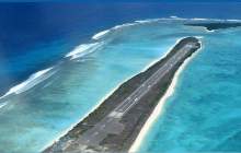 زیباترین فرودگاه جهان در وسط دریا