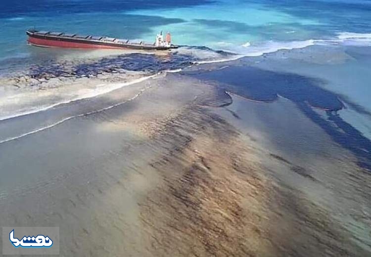 نشت نفت در اقیانوس هند و اعلام وضعیت اضطراری