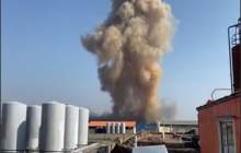انفجار وآتش سوزی درشهرک صنعتی سلفچگان‏  