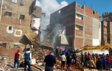 انفجار گاز و ریزش ساختمان در شمال مصر