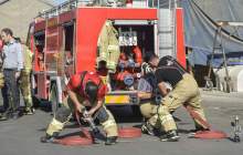 آموزش خدمات آتش نشانی توسط نفت پارس
