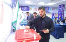 برگزاری انتخابات در شعبه سیار شرکت‌ مخازن سبز پتروشیمی عسلویه