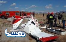 سقوط هواپیمای آموزشی در گرمسار با ۲ کشته