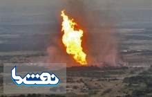 ترکیدگی لوله گاز در قزوین