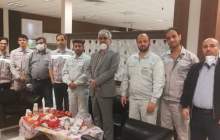 دیدار صمیمانه نوروزی مدیرعامل شرکت پتروشیمی اروند با کارکنان