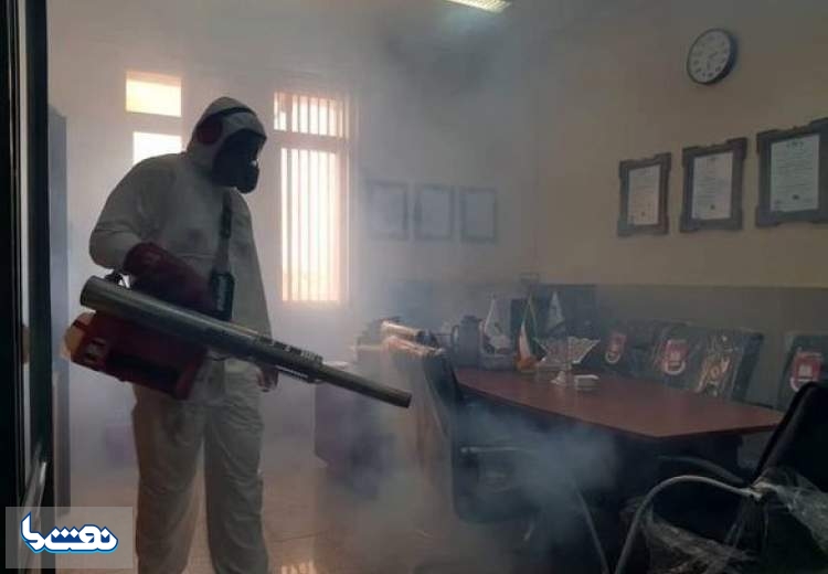 ضد عفونی شدن بندر پتروشیمی پارس