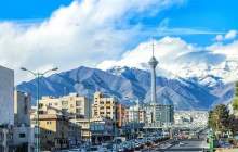 دمای هوا در تهران تا فردا افزایش می‌یابد