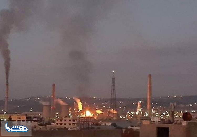 انفجار در پالایشگاه نفت بانیاس سوریه