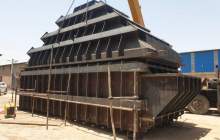 تحویل مخازن ۱۸۰ متر مکعبی شرکت فولاد شادگان