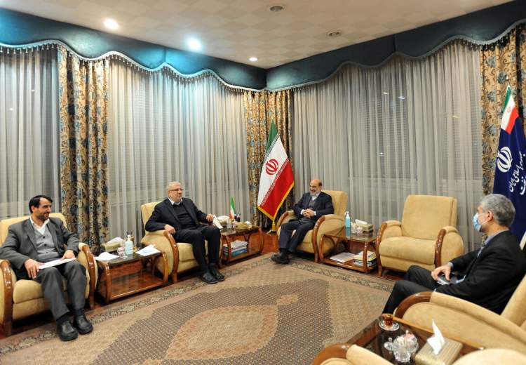 دیدار علی عسگری با وزیر نفت