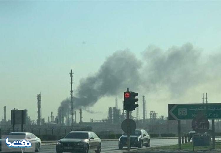 آتش سوزی در پالایشگاه‌ نفت کویت