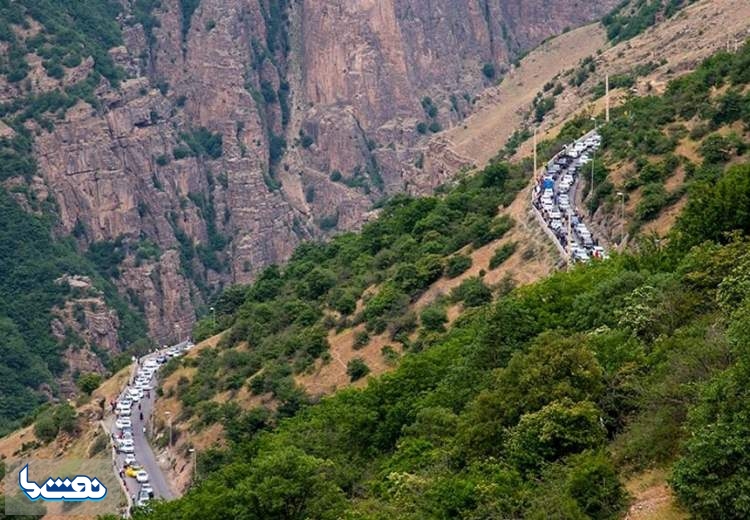 انسداد جاده چالوس به مدت ٣ روز