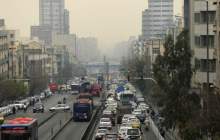 تهران همچنان در شرایط آلوده