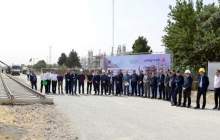 افتتاح طرح توسعه و تسهیل حمل محصولات صادراتی و مواد اولیه نفت پارس