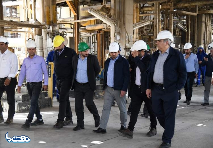بازدید مدیر عامل از پالایشگاه نفت سپاهان