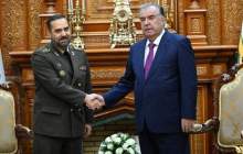 دیدار وزیر دفاع ایران با رئیس جمهور تاجیکستان