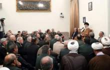 دیدار جمعی از فرماندهان نیروهای مسلح با رهبری
