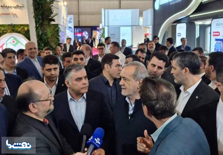 بازدید رئیس‌جمهوری از نمایشگاه نفت
