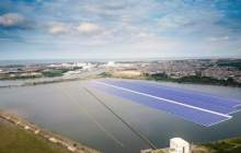 ساخت بزرگترین مزرعه خورشیدی شناور در انگلیس