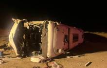 جزئیات حادثه اتوبوس در محور نطنز